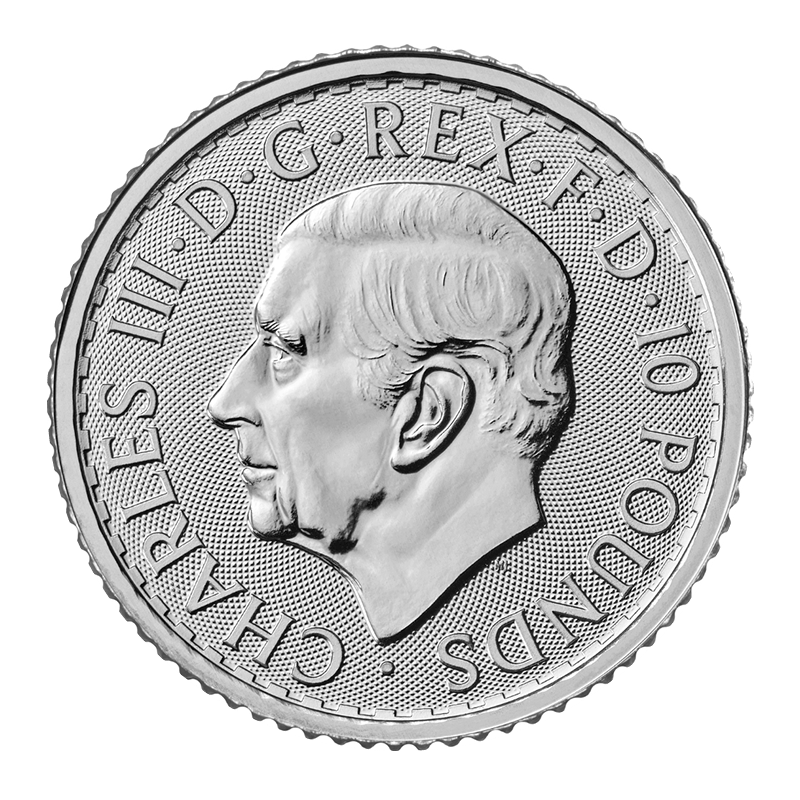 Image for 1/10th oz. Platinum Britannia King Charles Effigy Coin (2023) from TD Precious Metals